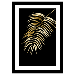 Golden Leaf wall framed home decor