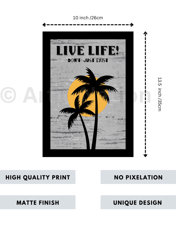 Live Life wall hanging home decor
